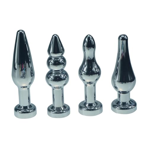 Bouchon anal en acier de qualité supérieure : design conique et finitions miroir