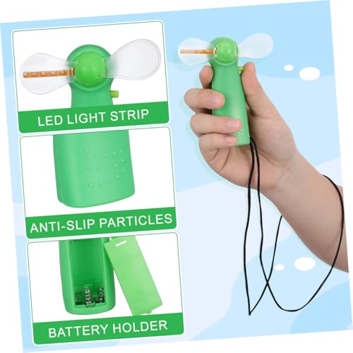 Mini ventilador de mano multicolor para regalar a la familia 4