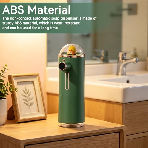 Image of Automatic Soap Dispenser, Cute Foaming Touchless Soap Dispenser Animal Shaped Kids Hand Soap Dispenser, Waterproof USB Rechargeable for Bathroom Countertop, Kitchen, Office, Hotel, Preschool Children