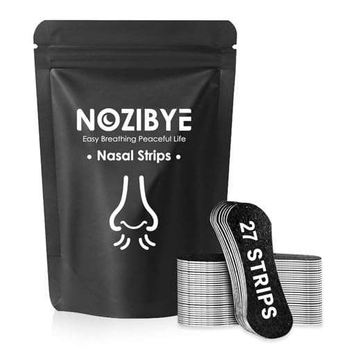 Nozibye Nasal Strips, Nose Strips for Breathing - 27 Strips