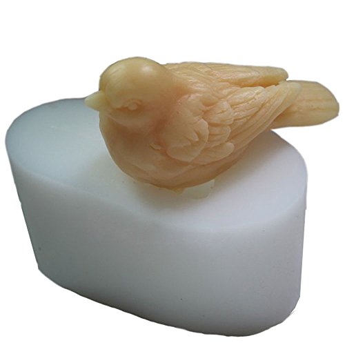 Silicone Mold Bird Soap Molds 3D Soap Making Mould Resin Mold Handmade Soap Mould DIY Craft Art Molds Flexible 1 pc - Thumbnail 2