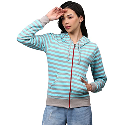 Image of Campus Sutra Women's Cotton Crew Neck Sweatshirt