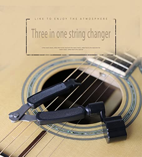 Professional Guitar String Winder Cutter And Bridge Pin Puller, 3 In 1 Multifunctional Guitar Maintenance Tool #TOP6