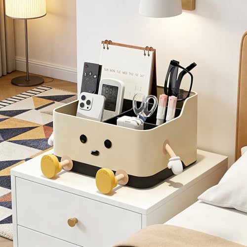 Organiseur de bureau 4 compartiments pour trier appareils et petits objets - 3