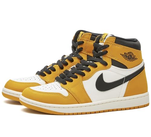 Image of NIKE Air Jordan 1 Retro High OG Yellow Ochre (DZ5485-701, Yellow Ochre /Sail /Black)