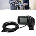 PerGar S886 LCD Waterproof Display Panel with Thumb Throttle and Headlight Connector, Lightweight and Easy to Install for All E Bikes, PerGarzgepnhfk0t