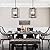 Webfkh Black Farmhouse Modern Chandelier Light Fixture for Dining Room, 3 Light Rustic Kitchen Island Metal Pendant Hanging, Adjustable Geometric Foyer Light Fixtures for Entryway Hallway Living Room