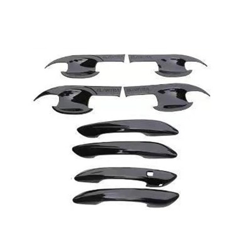 Cubierta de manija de coche para Hyundai Elantra, embellecedor exterior elegante