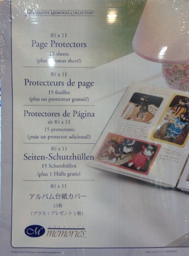Creative Memories Page Protectors for 8 1/2 X 11 Scrapbook Pages by Creative Memories [���s�A���i]