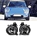 MOFUEVLDF 1Pair Left&Right Fog Lamp For MINI R50 R52 R53 Front Bumper Anti Light 63176925049 63176925050