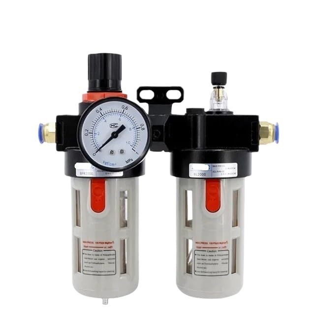 Unité de préparation 4000 1/2 avec séparateur d'eau et filtre de compresseur en plastique PC 10mm