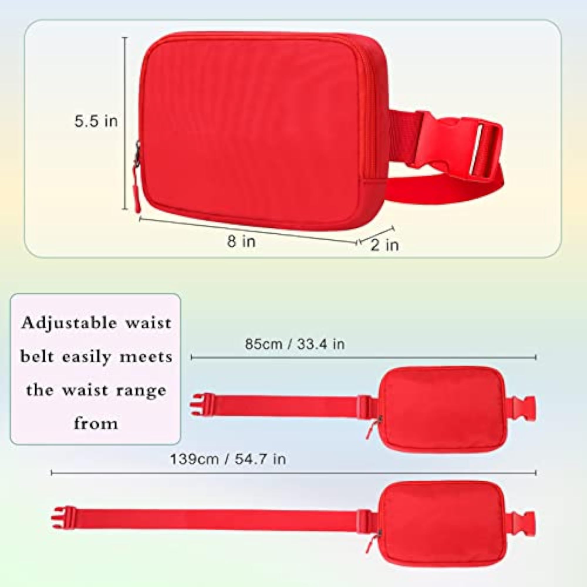 Fanny Pack for Women - Adjustable Crossbody Bag