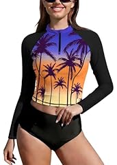 Blue & Orange Gradient | Palm Tree