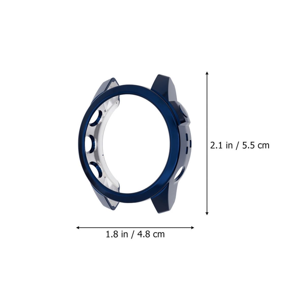 Uonlytech 15pièces Coque De Délicate pour Montre Housse Remplaçable Compatible Anti-Rayures Installation Simple TPU Électroplaque Et Midi