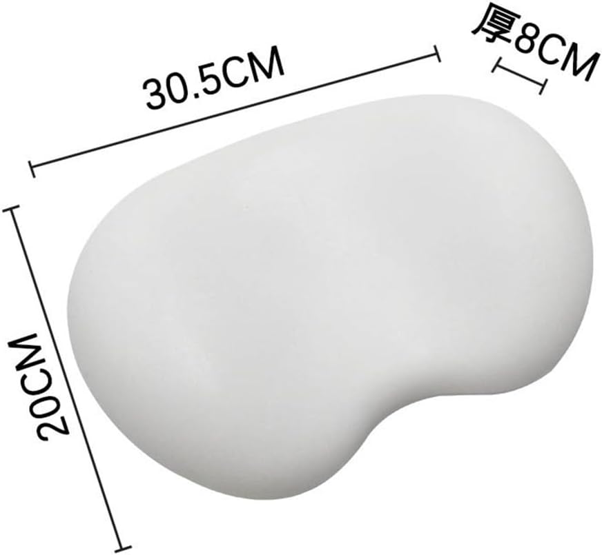 HBJWOV Installation-Free Bathtub Pillow Household Bathroom Cushion Non-Slip Mat Neck Back