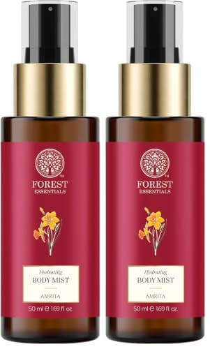 Image of Forest Essentials Fragrant Body Mist Nargis | Aloe Vera juice infused Perfume Spray to keep Skin Scented & Hydrated Through the Day