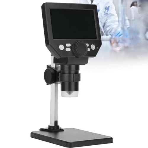 Microscopio digital portátil LCD de 7 pulgadas, conexión de interfaz USB, iluminación LED que puede grabar video o tomar fotos. Fácil de operar, amplia gama de usos para observación de laboratorio