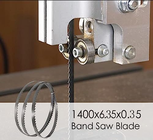 Sankuai 4er Set bandsägeblatt Holzbandsägeblatt Sägeband 1400 x 6.35 x 0.35mm 6 ZpZ, Passend für Scheppach Bandsäge HBS30, HBS20, HB800 etc