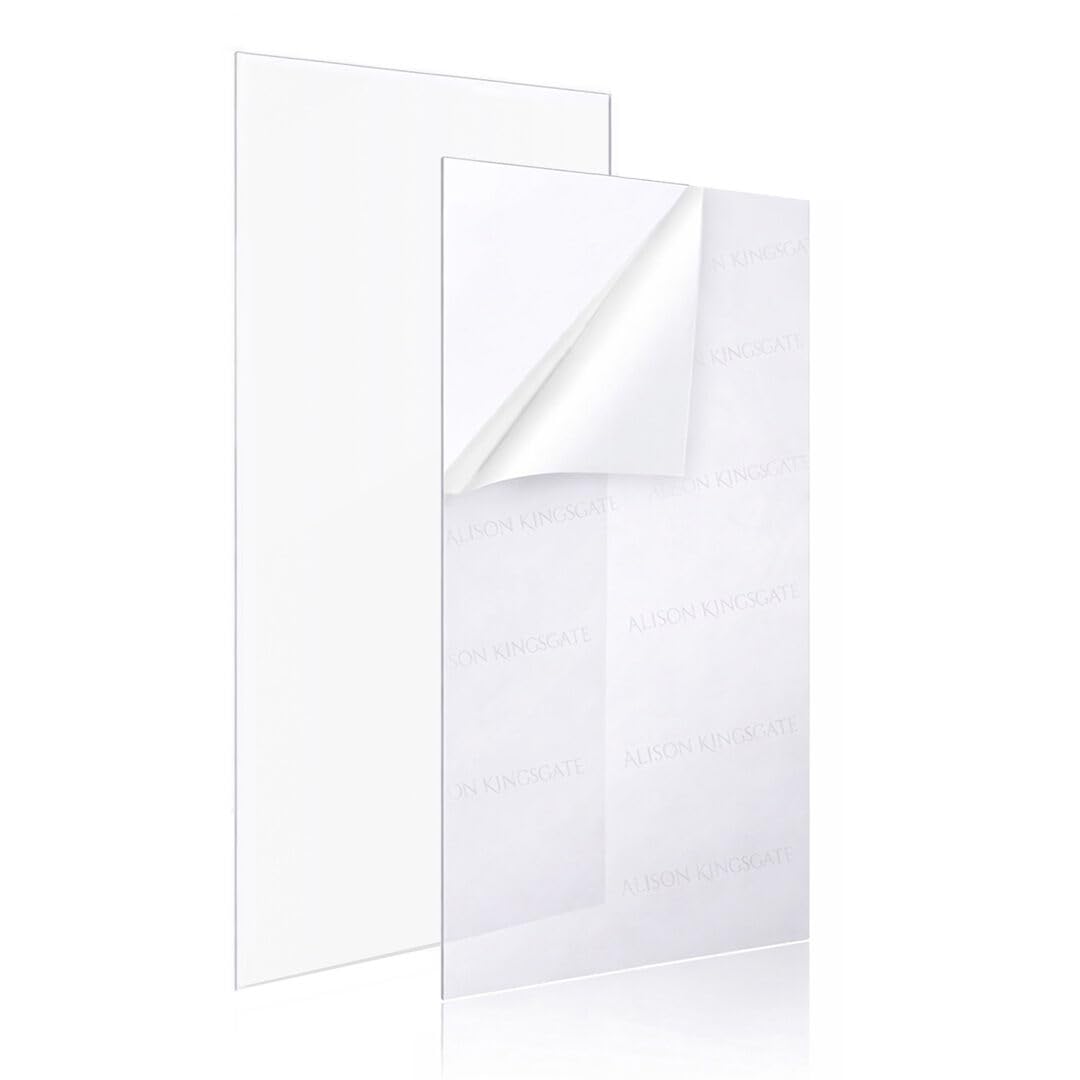 Alison Kingsgate 20X10 1mm Clear Perspex, Acrylic Sheet Cut to Size
