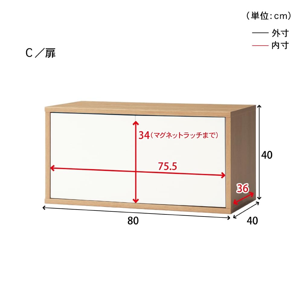 Amazon｜[ベルメゾン] ユニットシェルフ 自由に 組み合わせ 木製