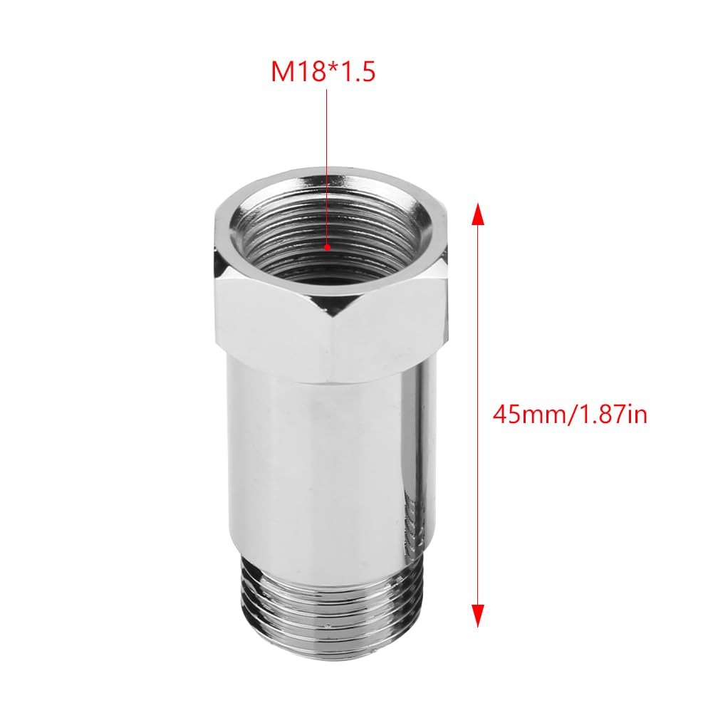Distanziatore Sensore Ossigeno O2 Emulatore Sonda Lambda Extender Ferro Spacer Universal 2 Pezzi