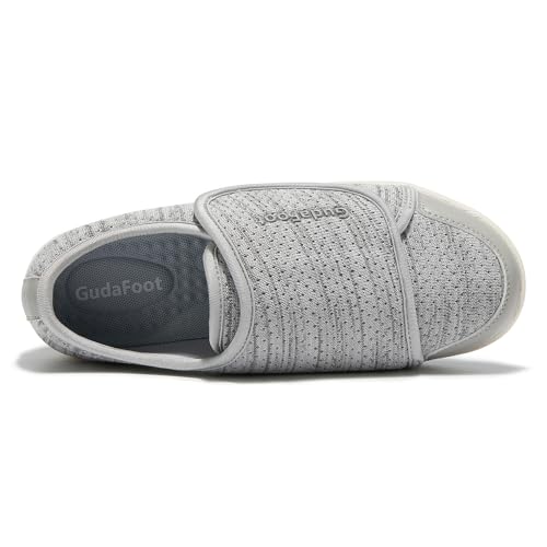 Sapatos femininos para diabéticos fáceis de calçar com ajuste leve para edema, fascite plantar, joan