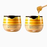 MULPG 2PCS Bee Balm Lip Balm Honey Pot,Propolis Moisturizing Honey Lip Mask Lip Balm,Hydrating & Pre