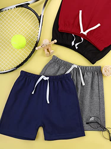 Resinta 4 Pack Toddler Boy Cotton Shorts Boys Casual Shorts Pull-On Shorts Soft Baby Boy Shorts For Summer #TOP4
