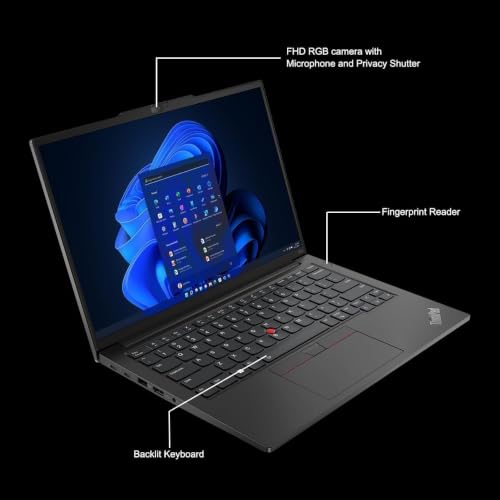 Image of Lenovo ThinkPad E14 Business Laptop, Intel i7-1355U, 40GB RAM, 1TB SSD