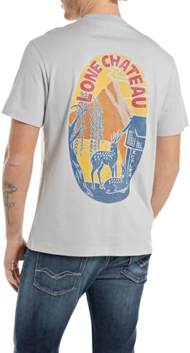 Vêtements Replay TShirt PIECE DYED HEAVY COTTON JERSEY COUPE RELAXED pour Accessoires - vue 6