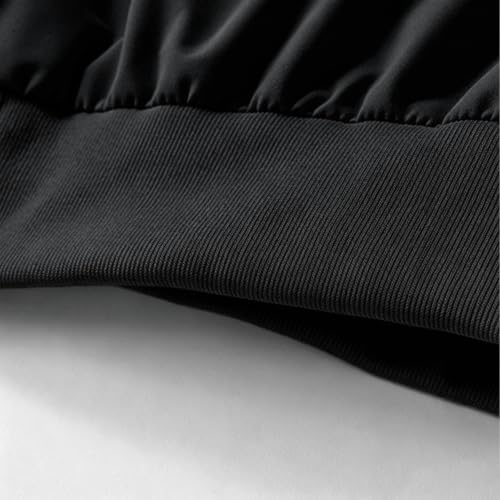 Womens Bomber Jacket Casual Zip Up Coat Lightweight Jackets with Pockets - image 7