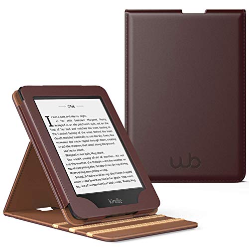 Capa Kindle Paperwhite 10ª geração - WB Premium a prova D'água Auto Hibernação - Vertical Marrom