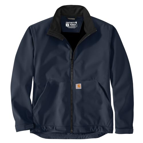 Amazon.com: Carhartt Men's Galesburg Softshell Jacket, Navy, Large