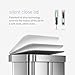 simplehuman 58 Liter/15.3 Gallon Step Can Liner Pocket, Brushed Stainless Steel Dual Compartment Recycler
