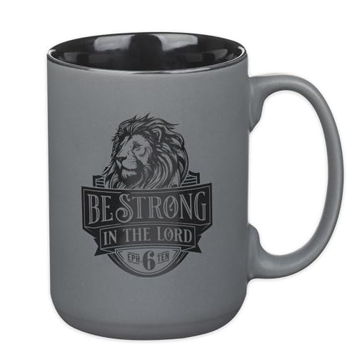 Christian Art Gifts Inspirational Be Strong Bible Verse Coffee Mug,