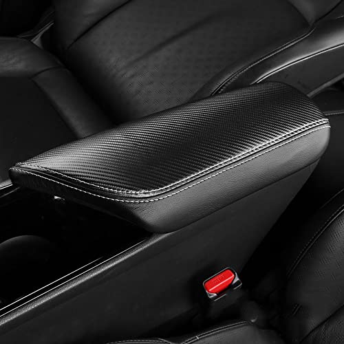 Rifoda トヨタ C-HR 2016-2020 アームレストカバー レザー 内装 カスタム パーツ 傷防止 ドレスアップ 右ハンドル CHR専用(カーボン調 レザー)
