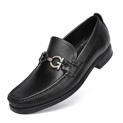 Premium Men’s Penny Loafers – Classic Leather Buckle Slip-On Dress Shoes for Business, Wedding & Formal Events – Comfortable Driving Shoes