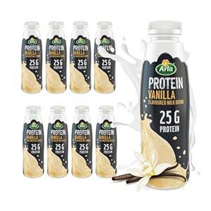 VANILLA PROTEIN MILK SHAKE 482ml (Pack of 8) – Protein Drinks Ready To Drink Low Sugar Pre-Mixed & Ready To Drink | Recovery Drinks Lean Protein Shake High Protein Drinks | Protein Vanilla Shake