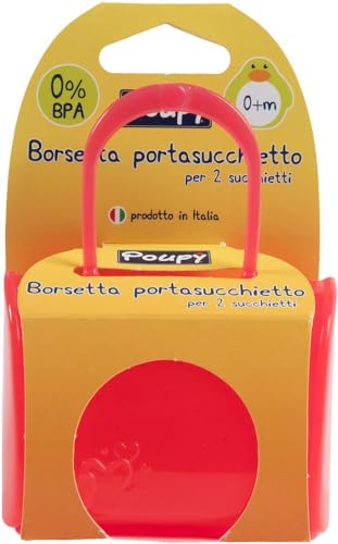 Poupy Borsetta Porta Succhietti 2 Posti Di Per Bambini, Pratica, Riutilizzabile, Sicura, Versatile E Garantisce La Massima Pulizia. - 4