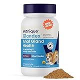 Glandex Dog Fiber Supplement Powder for Anal Glands with Pumpkin, Digestive Enzymes & Probiotics - Vet Recommended (Regular or Advanced Strength) - Boot The Scoot (2.5 oz, Pork Liver)