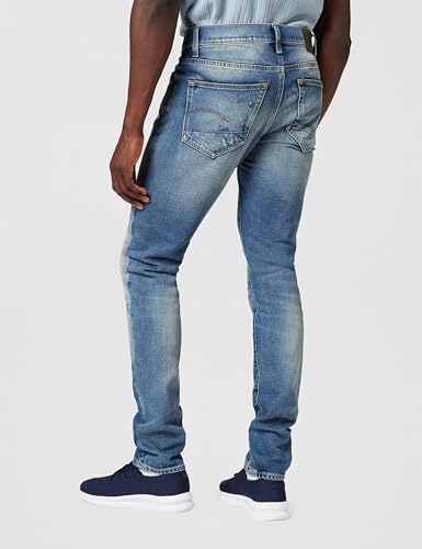 G-STAR Herren 3301 Slim Jeans, Mehrfarben (Faded new Moon Restored 51001-C052-H443), 38W / 36L 4