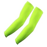 Elixir Golf Sports 1 Pair Arm Sleeves, Neon Green, One Size