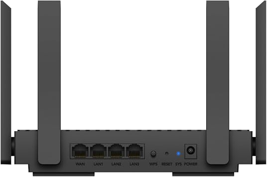 Cudy AX1500 Gigabit Mesh Wi-Fi 6 Router, 4X GbE, OFDMA, VPN, WR1500
