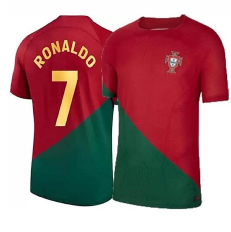 Image of Cristiano Ronaldo 7 Football National Team Portugal Jersey 2023-2024 for Boys and Men