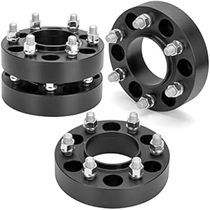 dynofit 6x135 Wheel Spacers for 2004-2014 F-150 Expedition 4WD, 4pcs 2''(50mm) Hubcentric Spacer 14x2.0 87.1mm Center Bore for 2005/06/07/08/09/10/11/12/13/14 Lincoln Navigator 6Lug Wheels/Rim