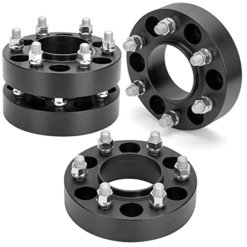 dynofit 6x135 Wheel Spacers for 2004-2014 F-150 Expedition 4WD, 4pcs 2''(50mm) Hubcentric Spacer 14x2.0 87.1mm Center Bore for 2005/06/07/08/09/10/11/12/13/14 Lincoln Navigator 6Lug Wheels/Rim