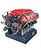 YNB Kit De Construction De Modèles De Moteur De Voiture en Ligne À 8 Cylindres Simulation Moteur Mécanique Science Physique Jouet Encourage La Créativité/Pensée Critique