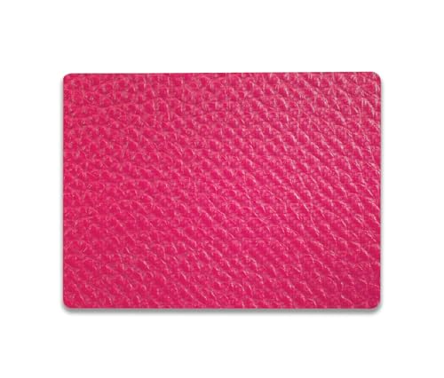 Image of MightySkins Carbon Fiber Skin Compatible with Microsoft Surface Laptop Go 3 (2023) Full Wrap Kit - Pink Pleather | Protective, Durable Textured Carbon Fiber Finish | Made in The USA