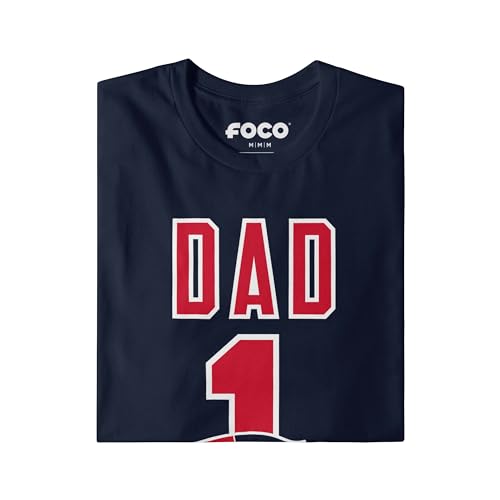 Image of FOCO NFL Mens NFL Team Logo Tee Shirt #1 Dad T-Shirt