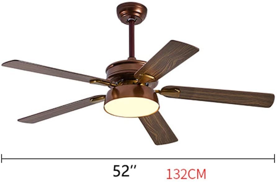 Ventilateur de plafond moderne avec éclairage LED télécommandé